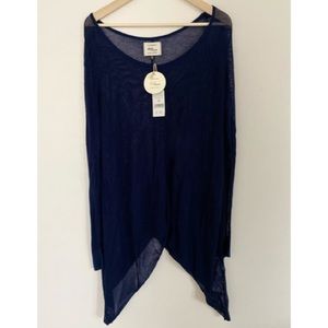 Cotton On • Knit Navy Hankerchief Hem Pullover